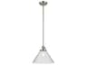 Avery 1-Light Brushed Nickel Pendant