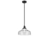 Avery 1-Light Black Bell Pendant