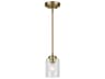 Winslow 1-Light Natural Brass Mini Pendant