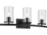 Crosby 3-Light Black Vanity Light