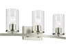 Crosby 3-Light Brushed Nickel Vanity Light