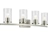 Crosby 4-Light Brushed Nickel Vanity Light