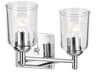 Shailene 2-Light Chrome Vanity Light