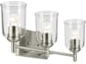 Shailene 3-Light Brushed Nickel Vanity Light