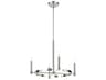 Tolani 4-Light Polished Nickel Candelabra Chandelier
