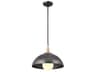 Fira 1-Light Anvil Iron Gray Dome Pendant