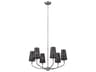 Adeena 6-Light Classic Pewter Black Empire Chandelier