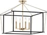 Eisley 4-Light Champagne Bronze Semi Flush Mount