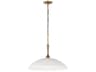Delarosa 1-Light White Pendant