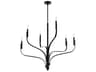 Livadia 6-Light Black Chandelier