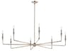 Alvaro 8-Light Polished Nickel Chandelier