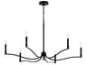 Malene 6-Light Black Chandelier