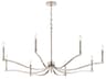 Malene 8-Light Polished Nickel Chandelier
