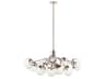 Silvarious 12-Light Polished Nickel Chandelier