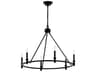 Carrick 6-Light Black Chandelier
