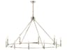 Carrick 10-Light Polished Nickel Chandelier