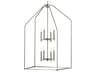 Madden 8-Light Brushed Nickel Tiered Pendant