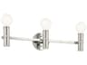 Torche 3-Light Polished Nickel Vanity Light