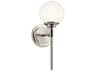 Benno 1-Light Polished Nickel Wall Sconce