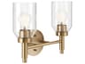 Madden 2-Light Champagne Bronze Vanity Light