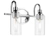 Kavi 2-Light Chrome Vanity Light