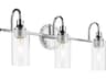 Kavi 3-Light Chrome Vanity Light