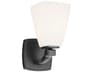 Marant 1-Light Black Wall Sconce