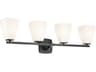Marant 4-Light Black Vanity Light