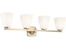 Marant 4-Light Champagne Bronze Vanity Light