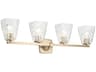 Marant 4-Light Champagne Bronze Vanity Light