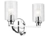 Gioe 2-Light Chrome Vanity Light
