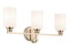 Gioe 3-Light Champagne Bronze Vanity Light