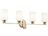 Gioe 4-Light Champagne Bronze Vanity Light