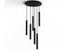 Combi Round Multi-Light Cylinder Pendant Customizable LED Fixture
