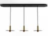 Combi Linear Multi-Light Pendant in Brushed Brass