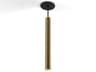 Combi Cylinder Pendant 16 Inch Brushed Brass