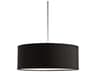 Gregory 3-Light Black Drum Pendant