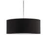 Gregory 3-Light Black Drum Pendant