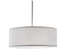 Gregory 3-Light White Drum Pendant