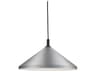 Dorothy 1-Light Brushed Nickel Black Pendant