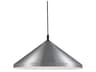 Dorothy 1-Light Brushed Nickel Black Pendant