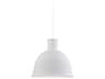 Irving 1-Light White Dome Pendant