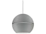 Lucas 1-Light Gray Globe Pendant