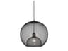 Gibraltar 1-Light Black Globe Pendant