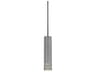 Milca 1-Light Gray Cylinder Mini Pendant