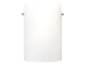 Hudson 1-Light Opal Glass Nickel Wall Sconce