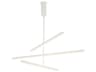 Vega White Linear Chandelier