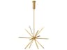 Sirius Minor Brushed Gold Sputnik Chandelier