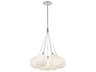 Bolla Opal Glass Clear Globe Chandelier