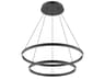 Cerchio Black Round Chandelier
